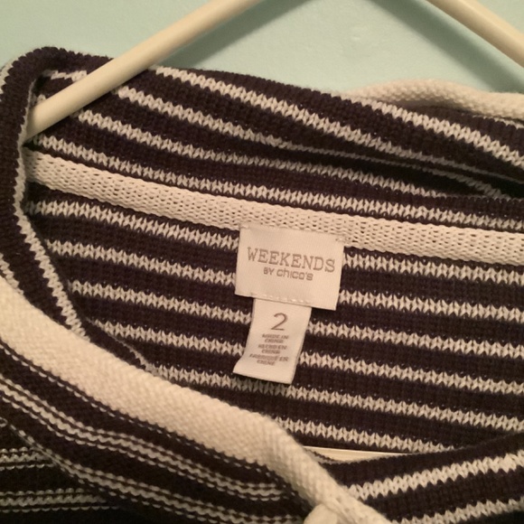 Weekends by Chico’s Cotton blend Sweater - Picture 2 of 3